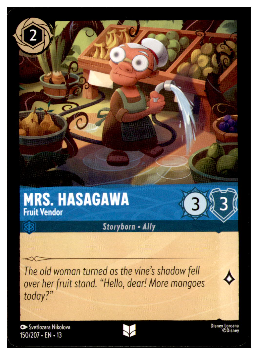 Mrs. Hasagawa - Fruit Vendor Uncommon Attack of the Vine! 150/207 NM