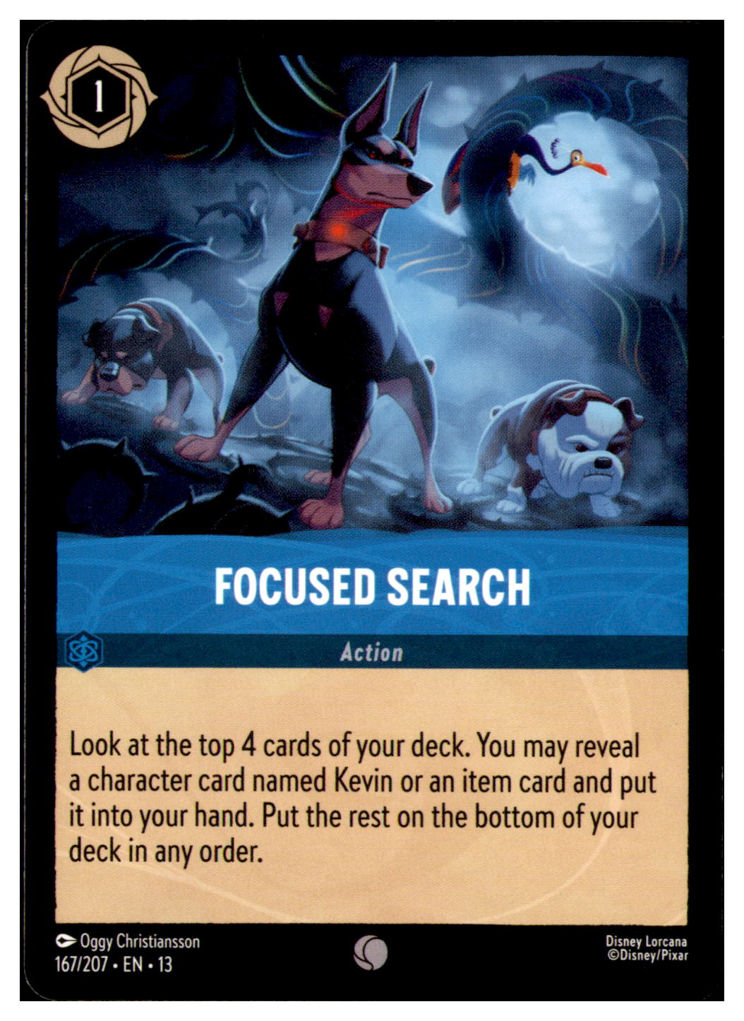 Focused Search Common Attack of the Vine! 167/207 NM