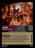 Jafar - High Sultan of Lorcana Cold Foil Super Rare Reign of Jafar 74/204 NM
