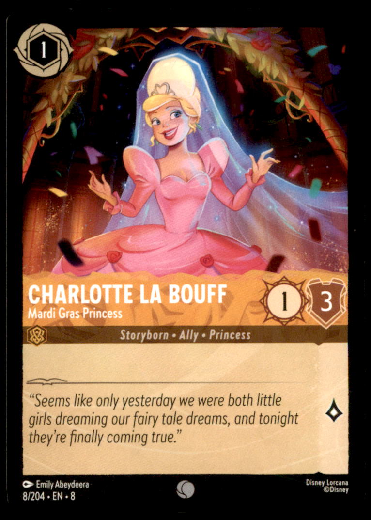 Charlotte La Bouff - Mardi Gras Princess Common Reign of Jafar 8/204 NM
