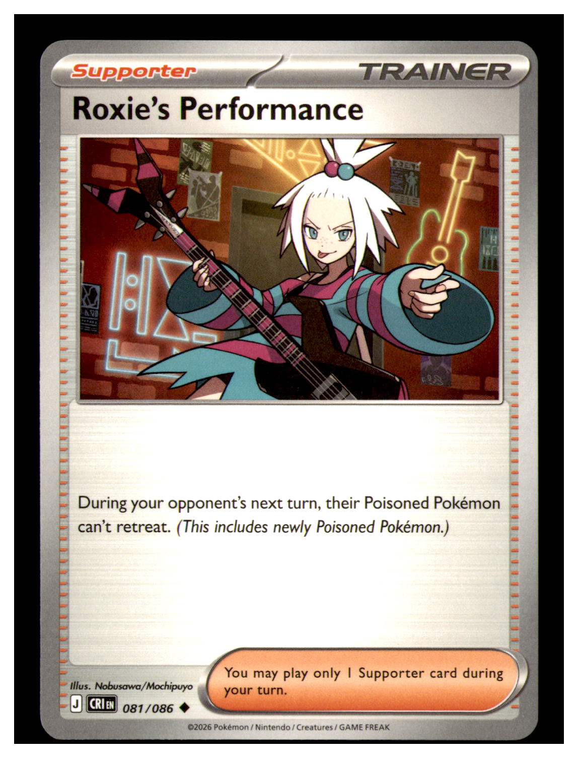 Roxie's Performance Uncommon ME04: Chaos Rising 081/086 NM