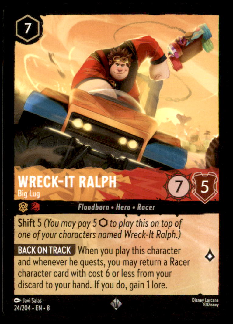 Wreck-It Ralph - Big Lug Super Rare Reign of Jafar 24/204 NM