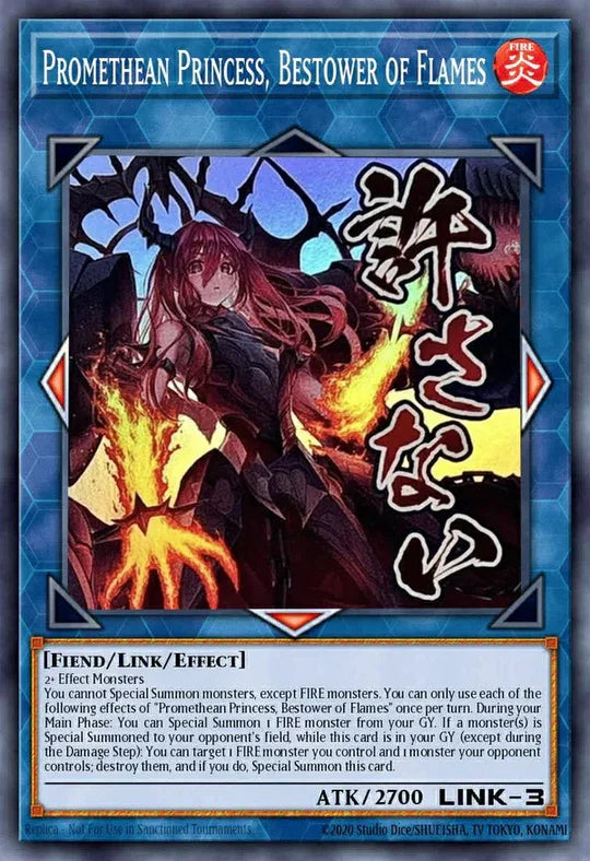 Promethean Princess, Bestower of Flames (Variant Art) - RA05-EN107 - 1st Edition - Ultra Rare