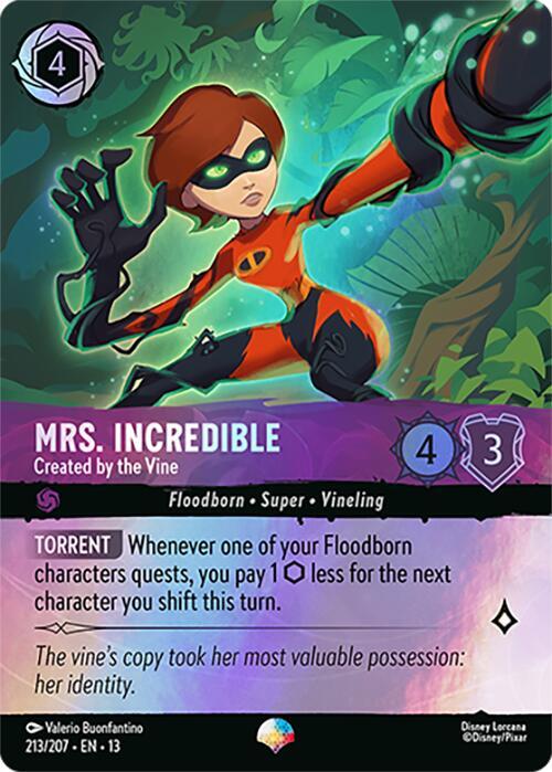 Mrs. Incredible - Created by the Vine (Epic) Holo Epic Attack of the Vine!
