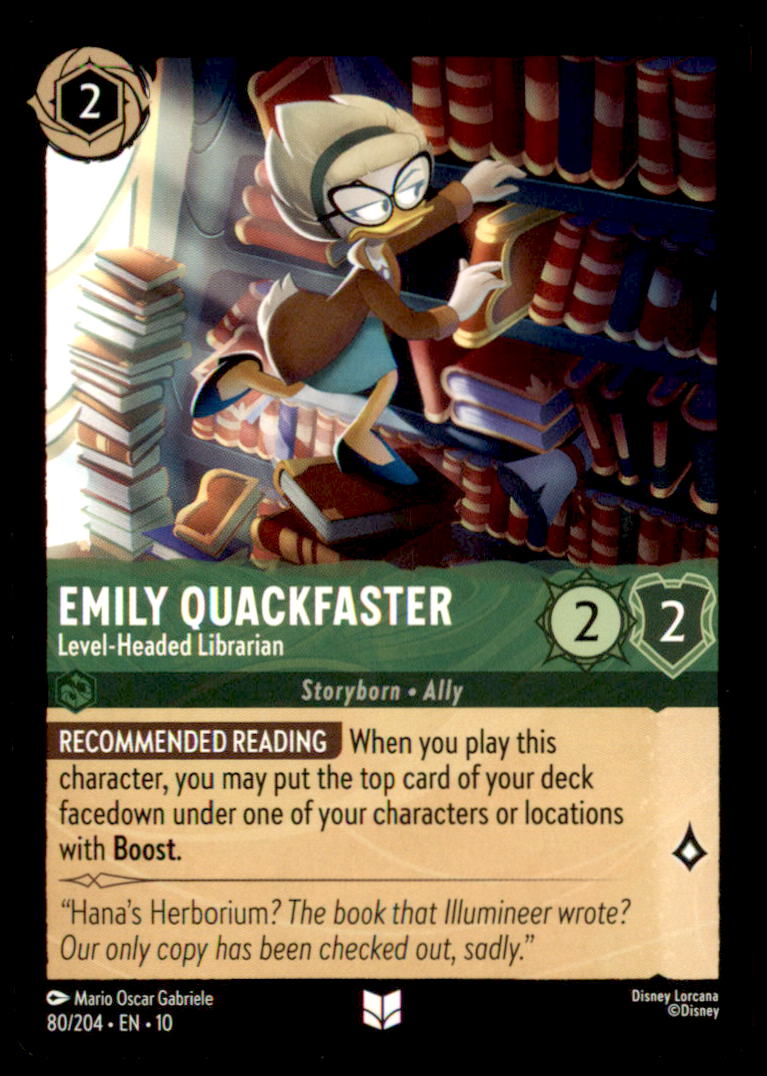 Emily Quackfaster - Level-Headed Librarian Uncommon Whispers in the Well 80/204