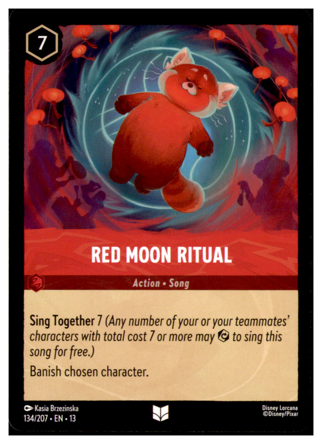 Red Moon Ritual Uncommon Attack of the Vine! 134/207 NM