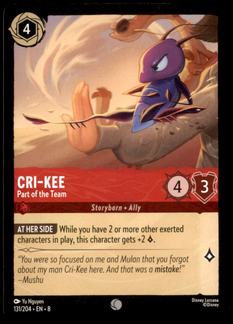 Cri-Kee - Part of the Team Common Reign of Jafar 131/204 NM