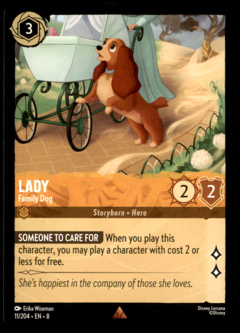 Lady - Family Dog Rare Reign of Jafar 11/204 NM