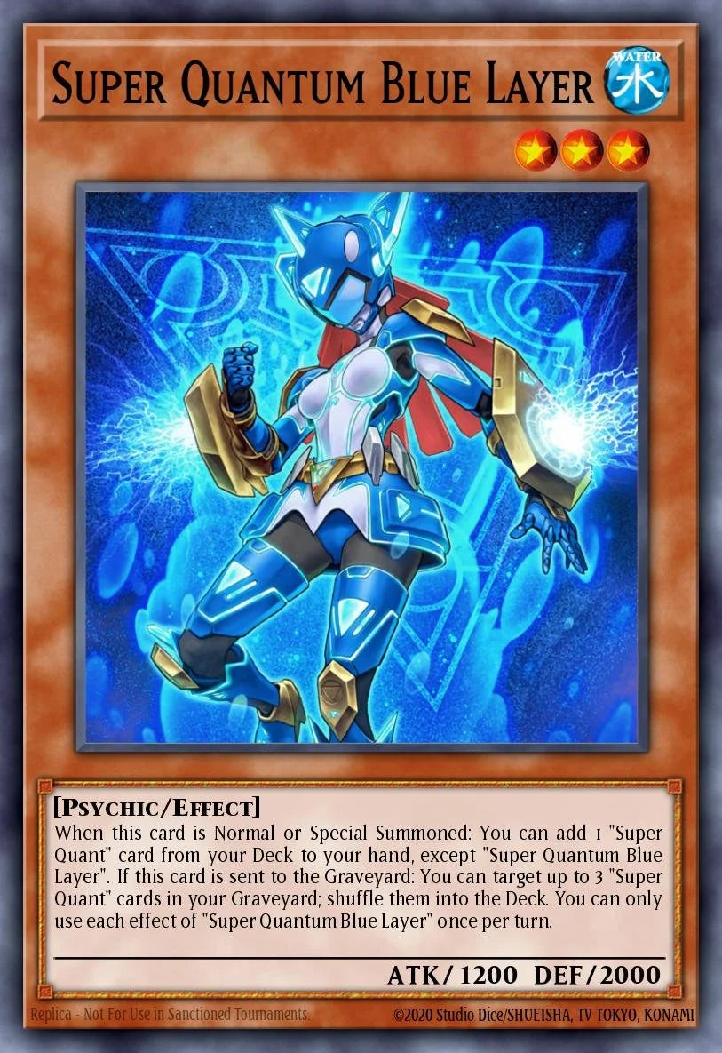 Super Quantum Blue Layer - RA05-EN009 - 1st Edition - Collector's Rare