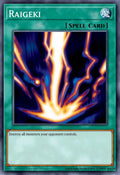 Raigeki - RA05-EN110 - 1st Edition - Ultimate Rare