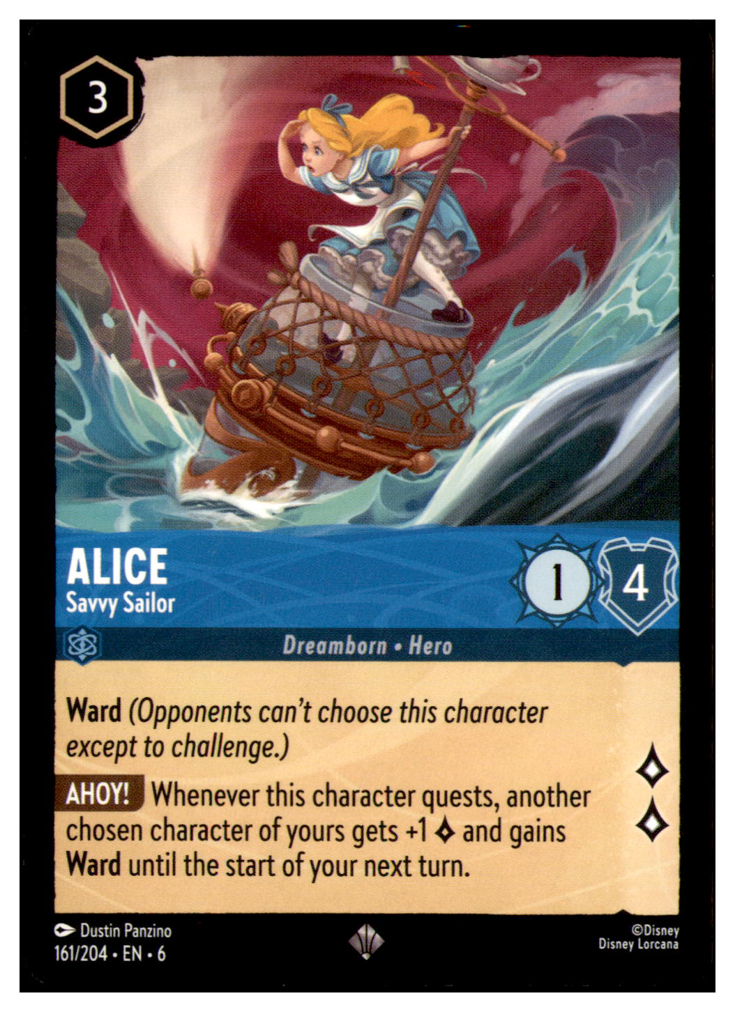 Alice - Savvy Sailor Super Rare Azurite Sea 161/204 NM