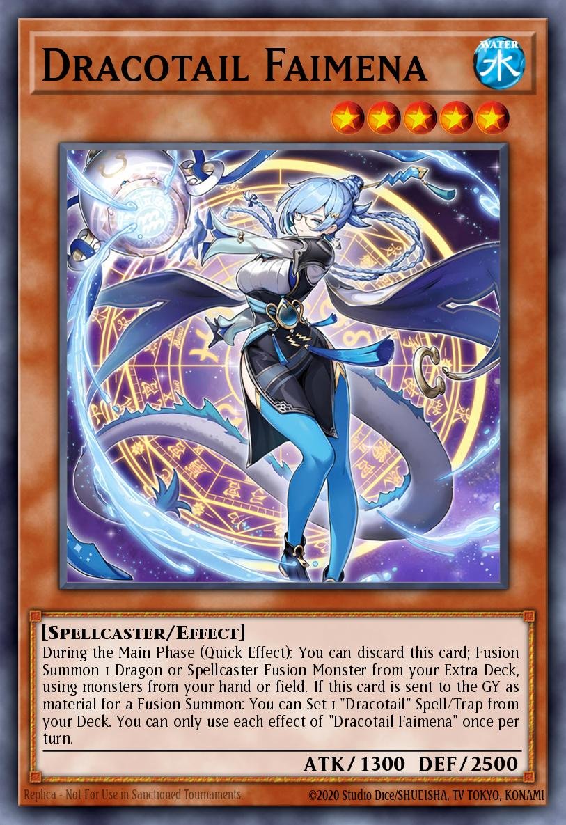 Dracotail Faimena - RA05-EN035 - 1st Edition - Secret Rare