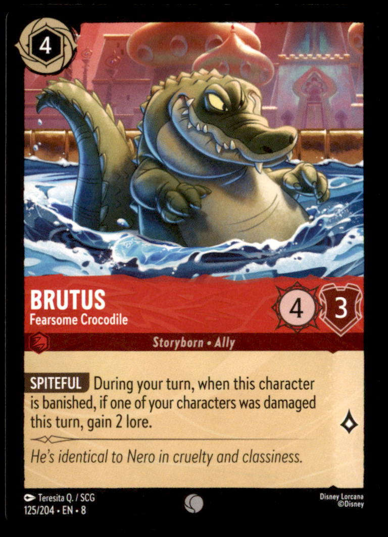 Brutus - Fearsome Crocodile Common Reign of Jafar 125/204 NM