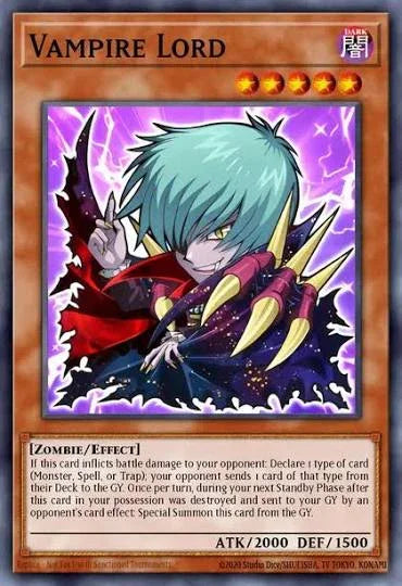VAMPIRE LORD (CHIBI) - BLGG-EN004 - 1st Edition - SECRET RARE