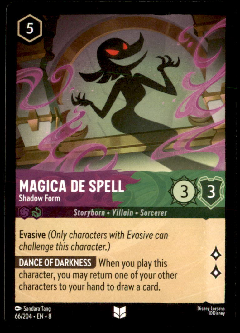 Magica De Spell - Shadow Form Uncommon Reign of Jafar 66/204 NM