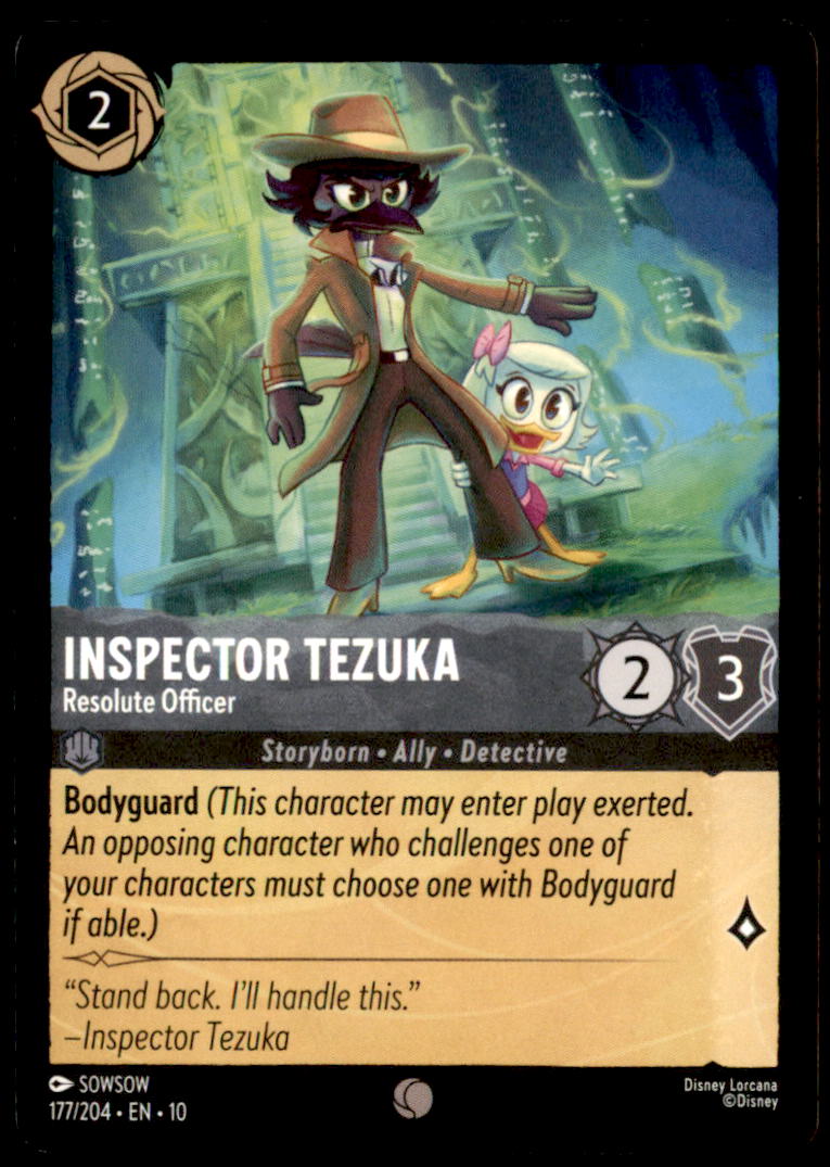 Inspector Tezuka - Resolute Officer Common Whispers in the Well 177/204 NM