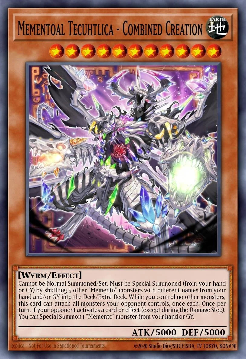 Mementoal Tecuhtlica - Combined Creation - RA05-EN029 - 1st Edition - Starlight Rare