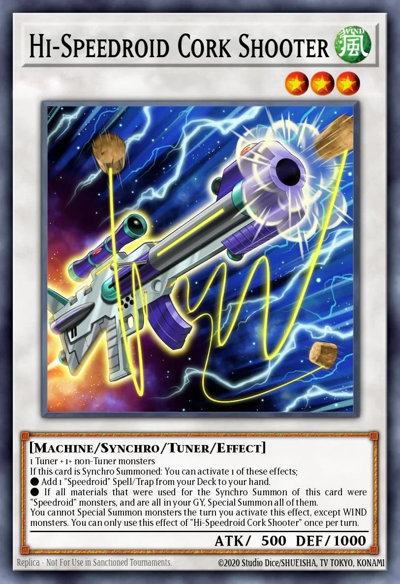 HI-SPEEDROID CORK SHOOTER - LAVD-ENS31 - 1st Edition - SECRET RARE
