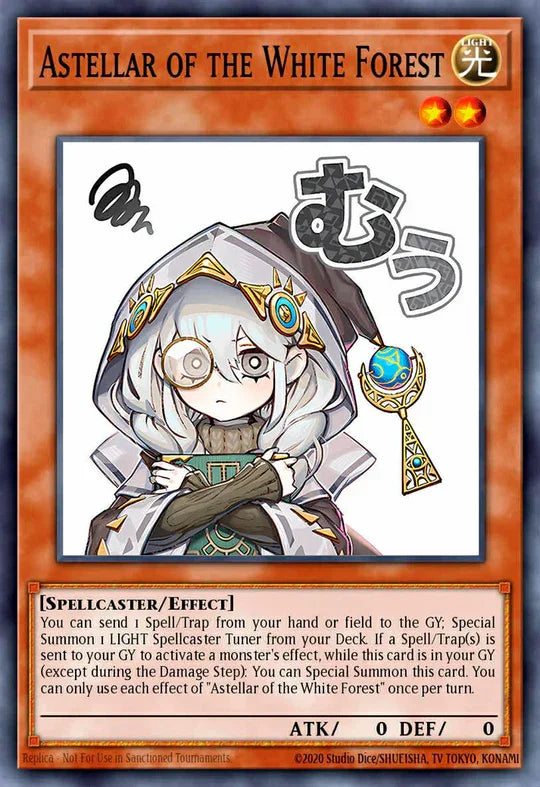 Astellar of the White Forest (Variant Art) - RA05-EN100 - 1st Edition - Ultra Rare