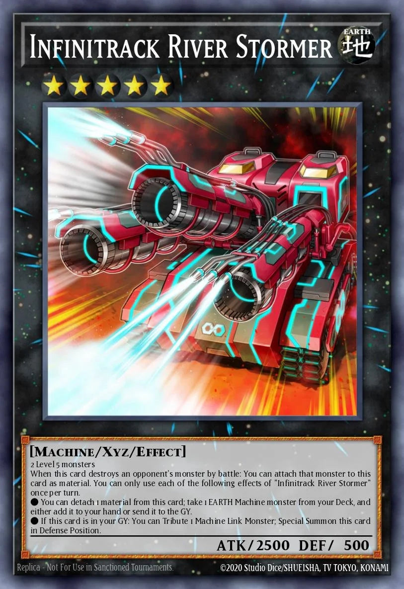 Infinitrack River Stormer - RA05-EN049 - 1st Edition - Platinum Secret Rare