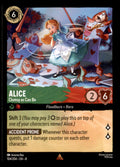 Alice - Clumsy as Can Be Rare Reign of Jafar 104/204 NM