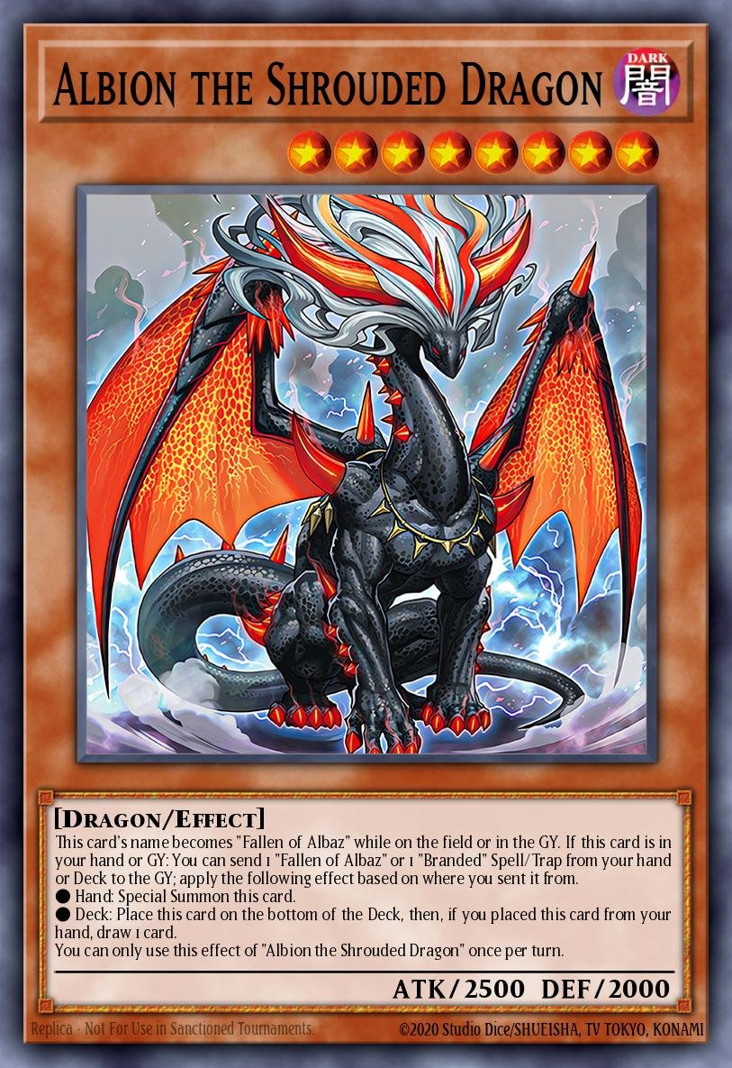 Albion the Shrouded Dragon - RA05-EN019 - 1st Edition - Super Rare