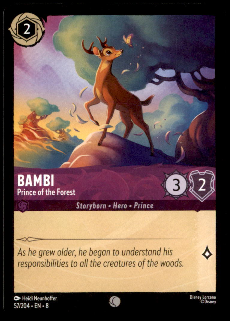 Bambi - Prince of the Forest Common Reign of Jafar 57/204 NM