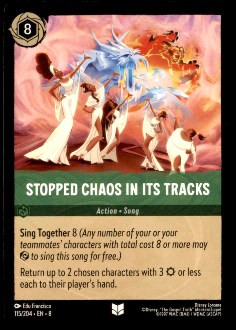 Stopped Chaos in Its tracks Uncommon Reign of Jafar 115/204 NM