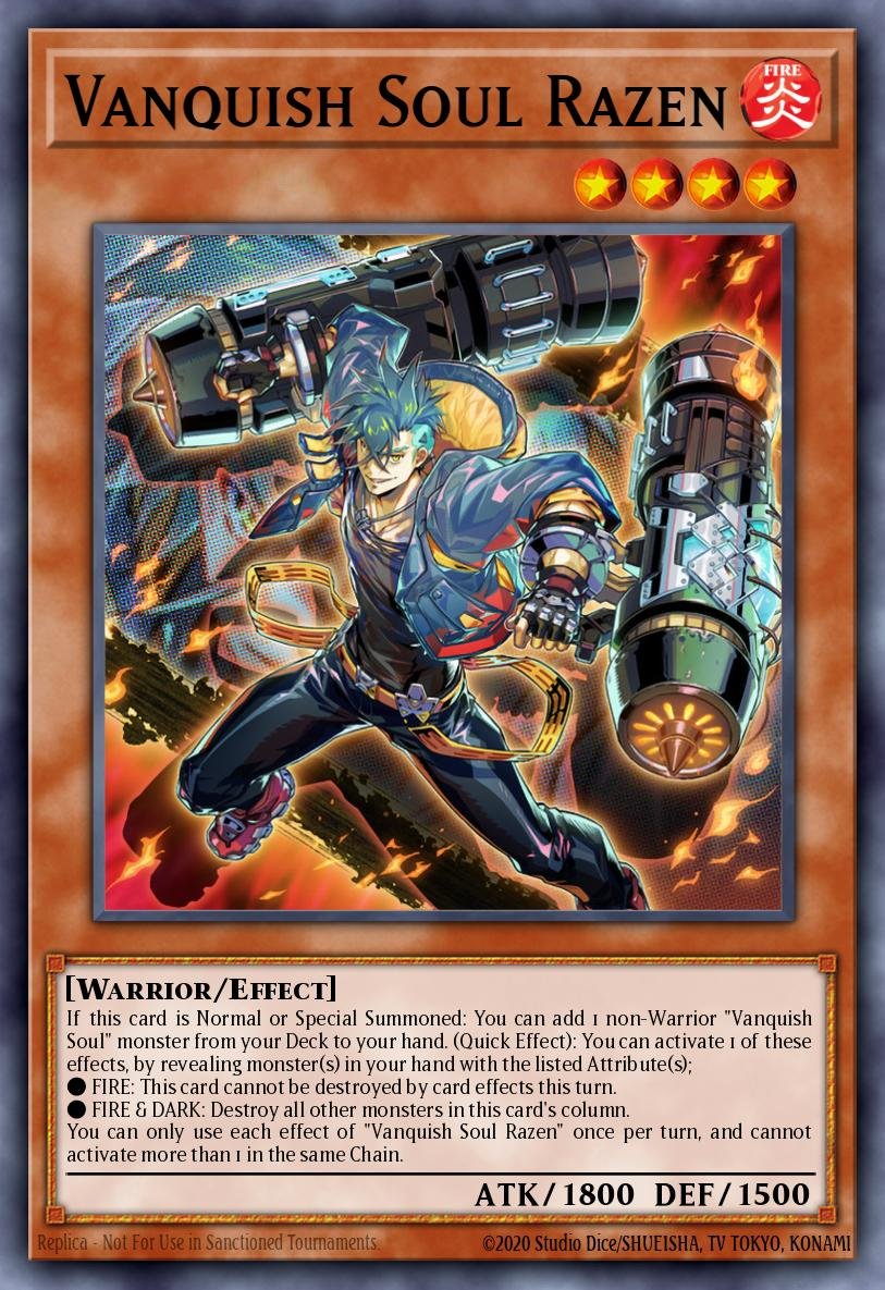 Vanquish Soul Razen - RA05-EN134 - 1st Edition - Super Rare