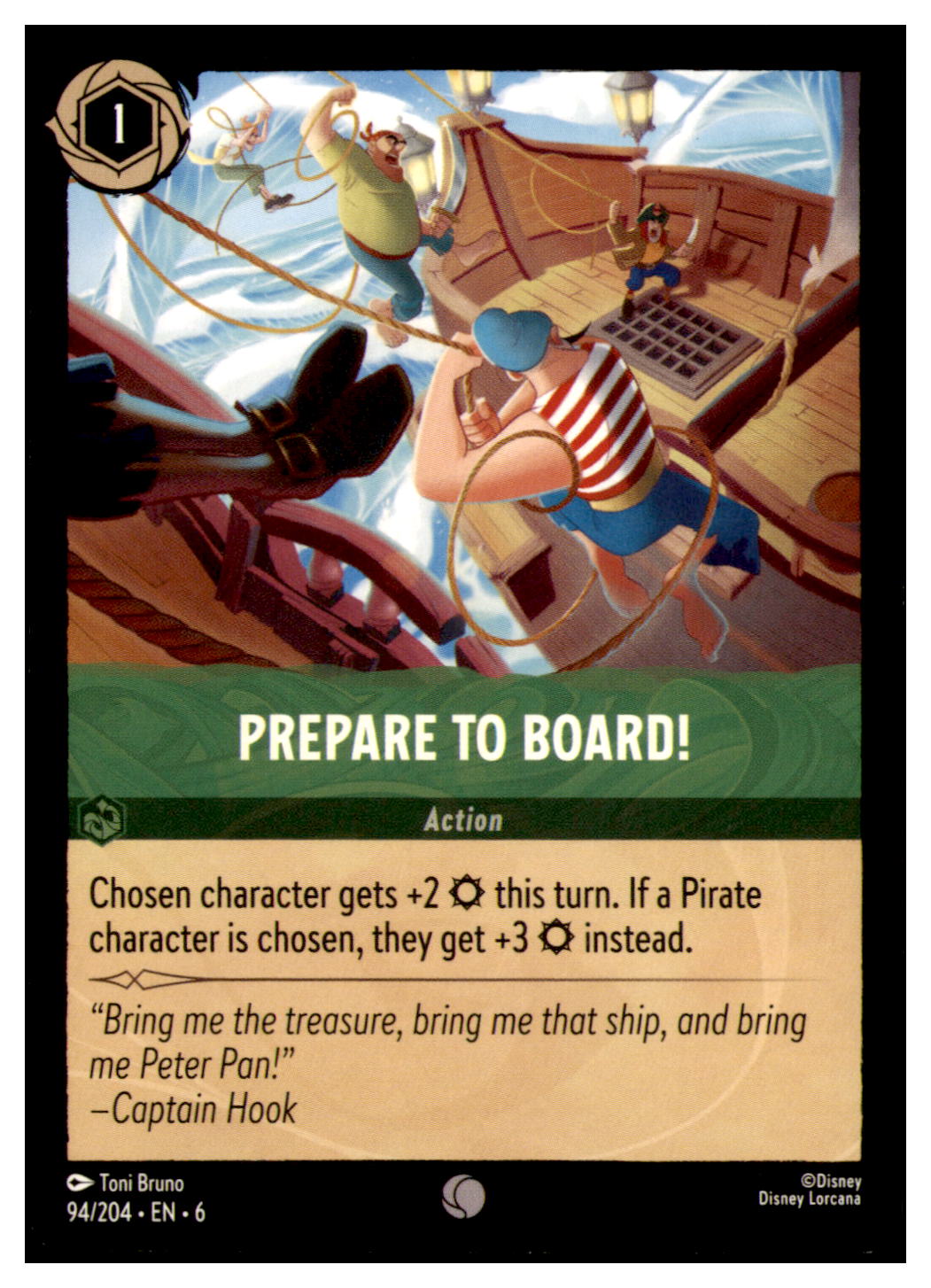 Prepare to Board! Common Azurite Sea 94/204 NM
