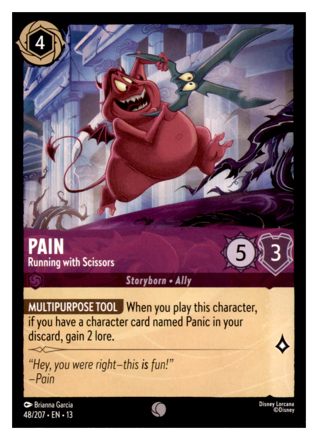 Pain - Running with Scissors Common Attack of the Vine! 48/207 NM