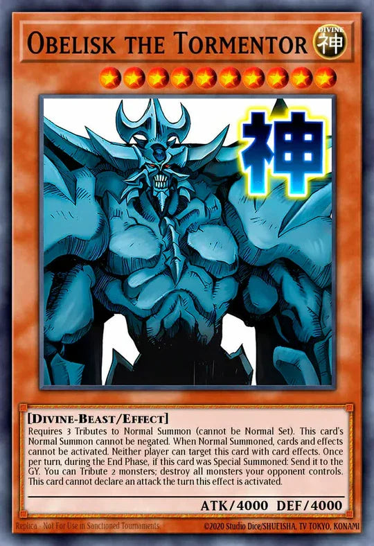 Obelisk the Tormentor (Variant Art) - RA05-EN129 - 1st Edition - Ultra Rare