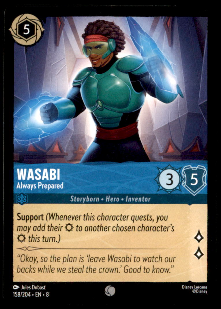 Wasabi - Always Prepared Common Reign of Jafar 158/204 NM