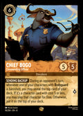 Chief Bogo- Commanding Officer Cold Foil Legendary Reign of Jafar 18/204 NM