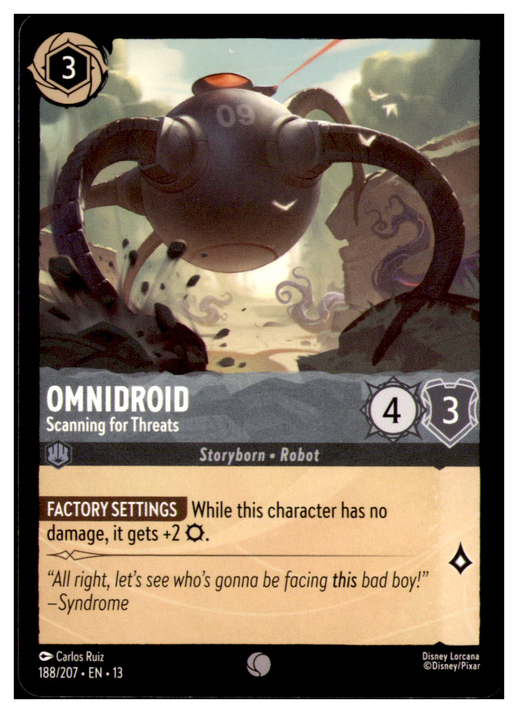 Omnidroid - Scanning for Threats Common Attack of the Vine! 188/207 NM