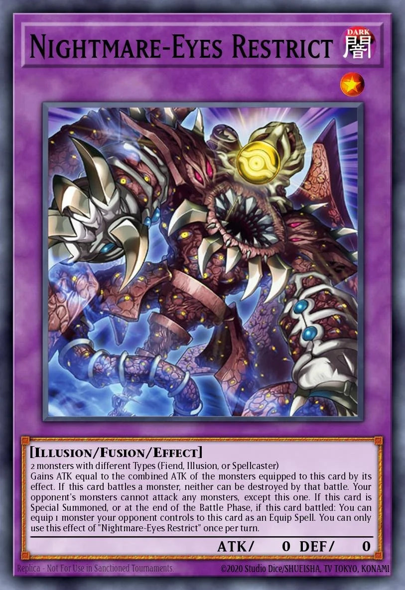 Nightmare-Eyes Restrict - MAMO-EN122 - Secret Rare - 1st Edition