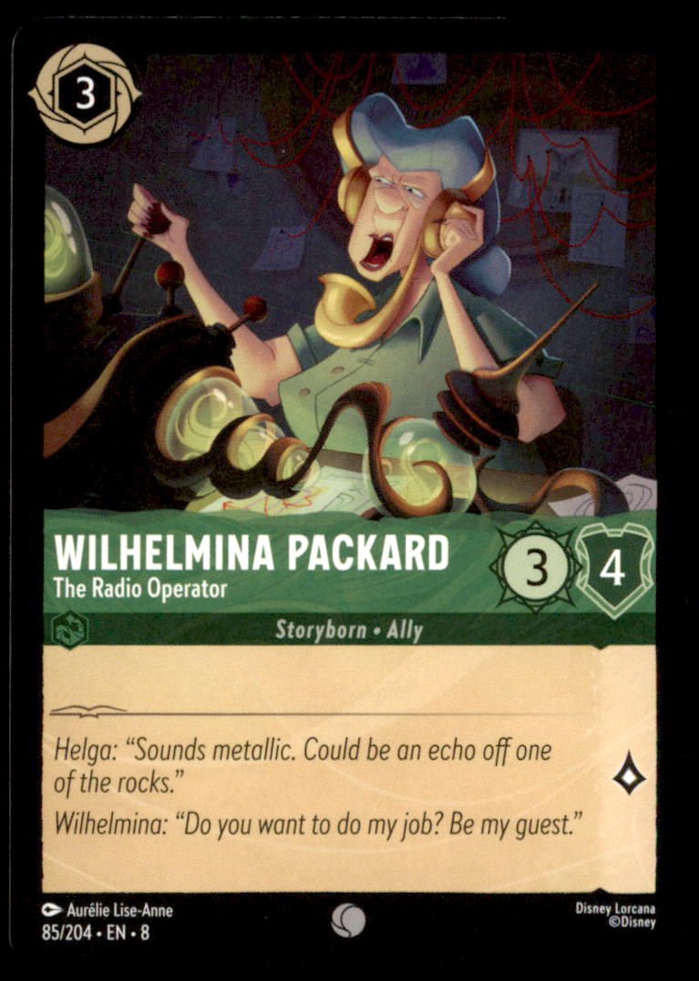 Wilhelmina Packard - The Radio Operator Common Reign of Jafar 85/204 NM