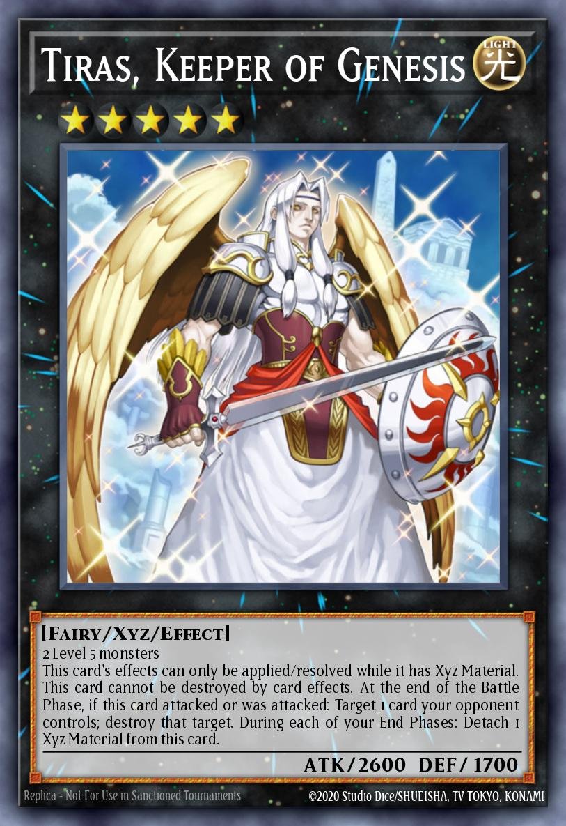 TIRAS, KEEPER OF GENESIS - BLGG-EN094 - 1st Edition - SECRET RARE