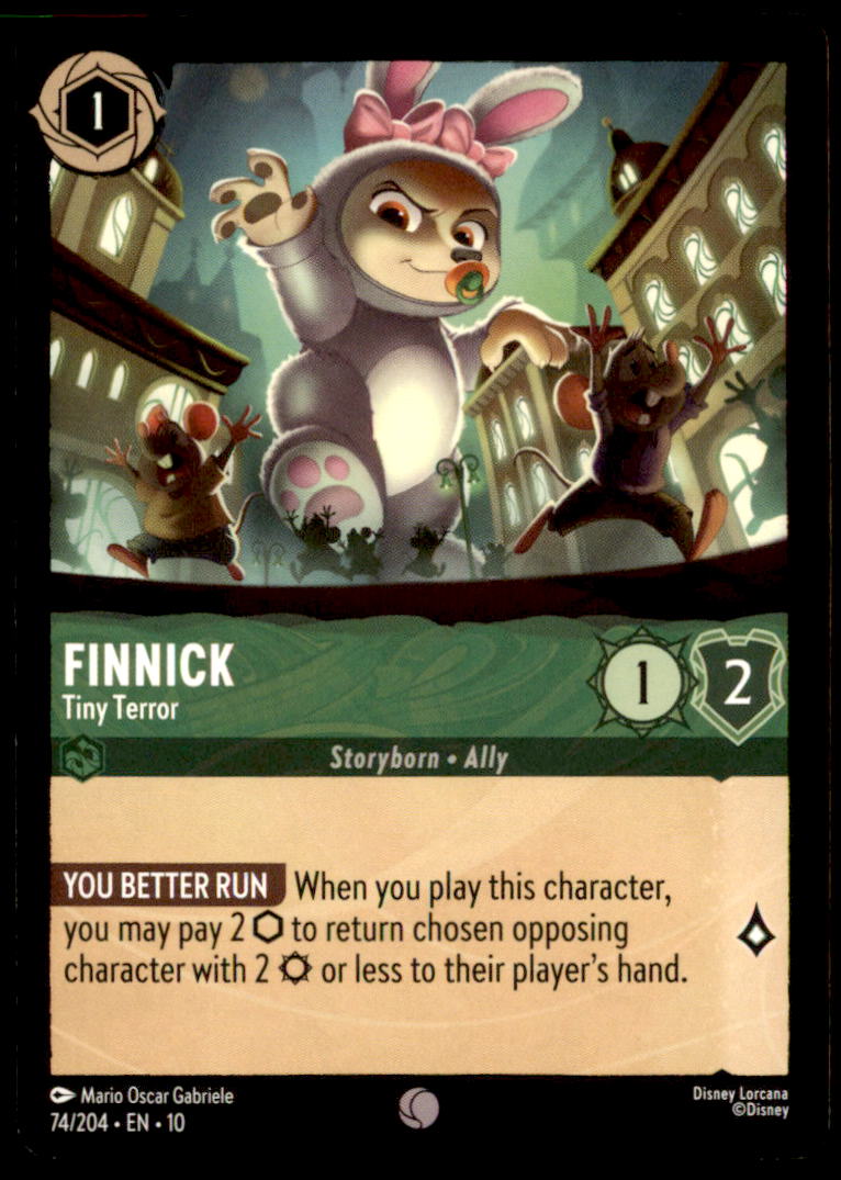 Finnick - Tiny Terror Common Whispers in the Well 74/204 NM