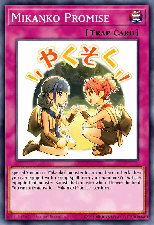 Mikanko Promise (Variant Art) - RA05-EN127 - 1st Edition - Ultra Rare