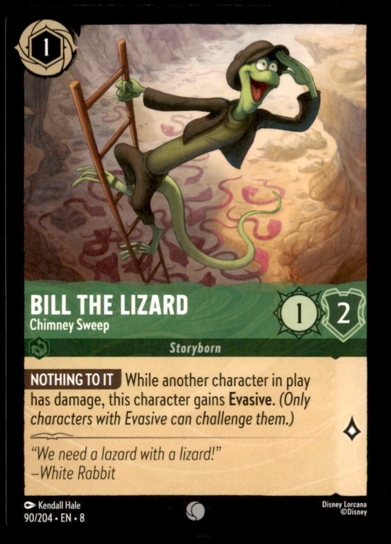 Bill the Lizard - Chimney Sweep Common Reign of Jafar 90/204 NM