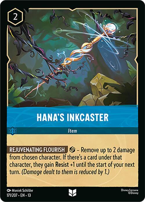 Hana's Inkcaster Uncommon Attack of the Vine! 171/207 NM