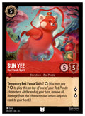 Sun Yee - Red Panda Spirit Uncommon Attack of the Vine! 119/207 NM