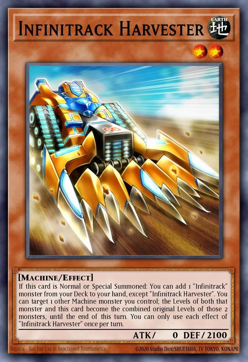 Infinitrack Harvester - RA05-EN014 - 1st Edition - Super Rare