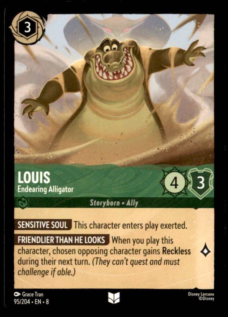 Louis - Endearing Alligator Uncommon Reign of Jafar 95/204 NM