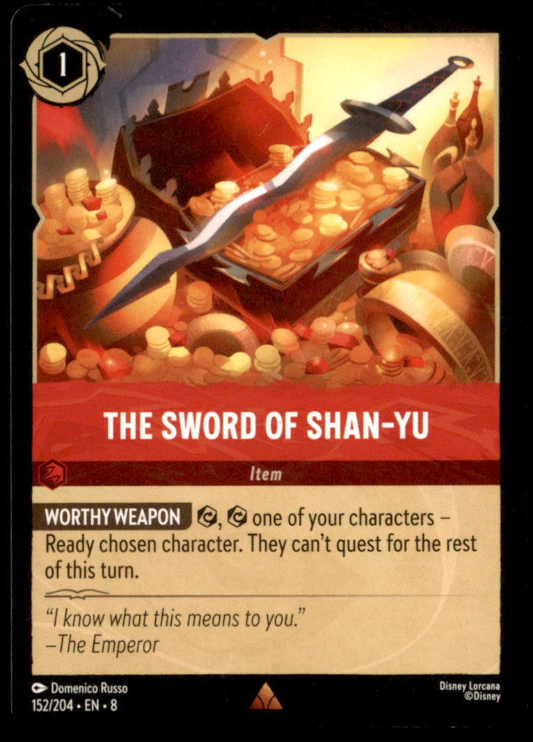 The Sword of Shan Yu Rare Reign of Jafar 152/204 NM