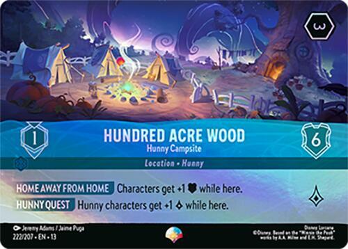 Hundred Acre Wood - Hunny Campsite (Epic) Holo Epic Attack of the Vine! 222/207