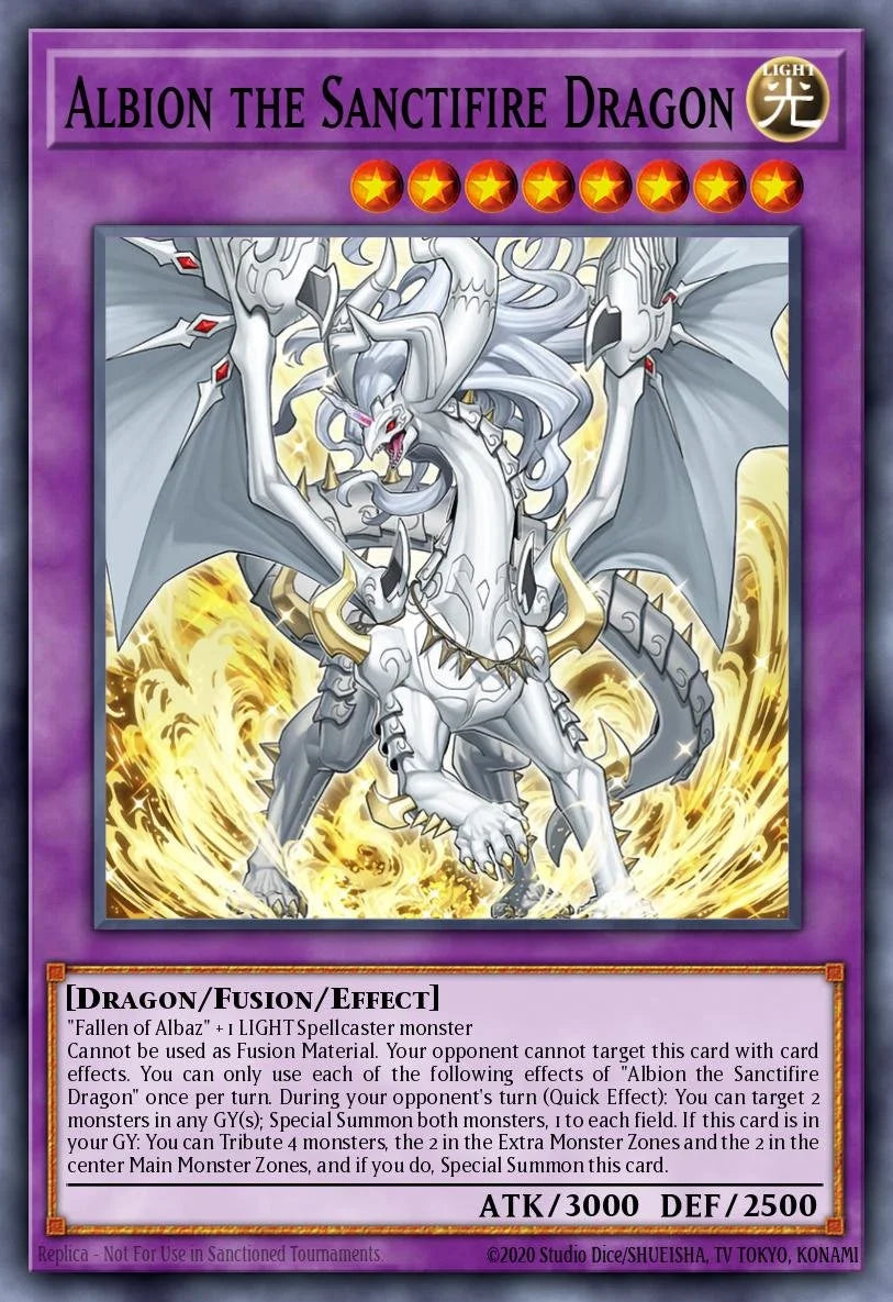Albion the Sanctifire Dragon - RA05-EN037 - 1st Edition - Ultra Rare