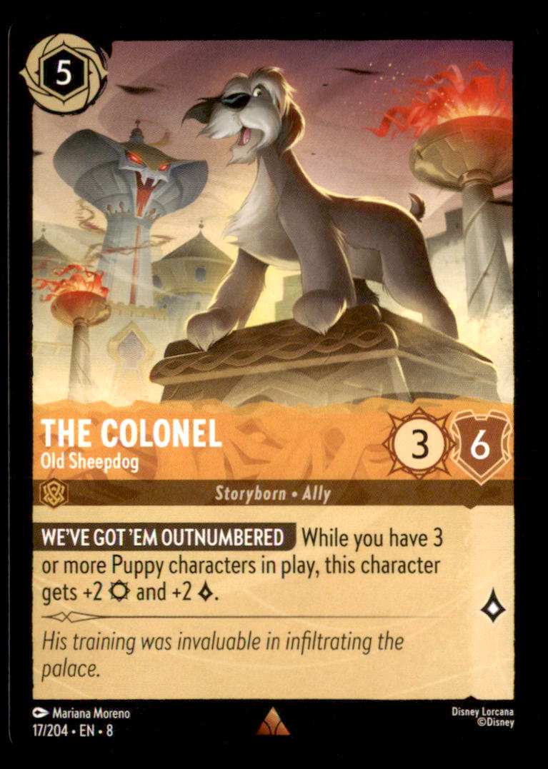 The Colonel - Old Sheepdog Rare Reign of Jafar 17/204 NM