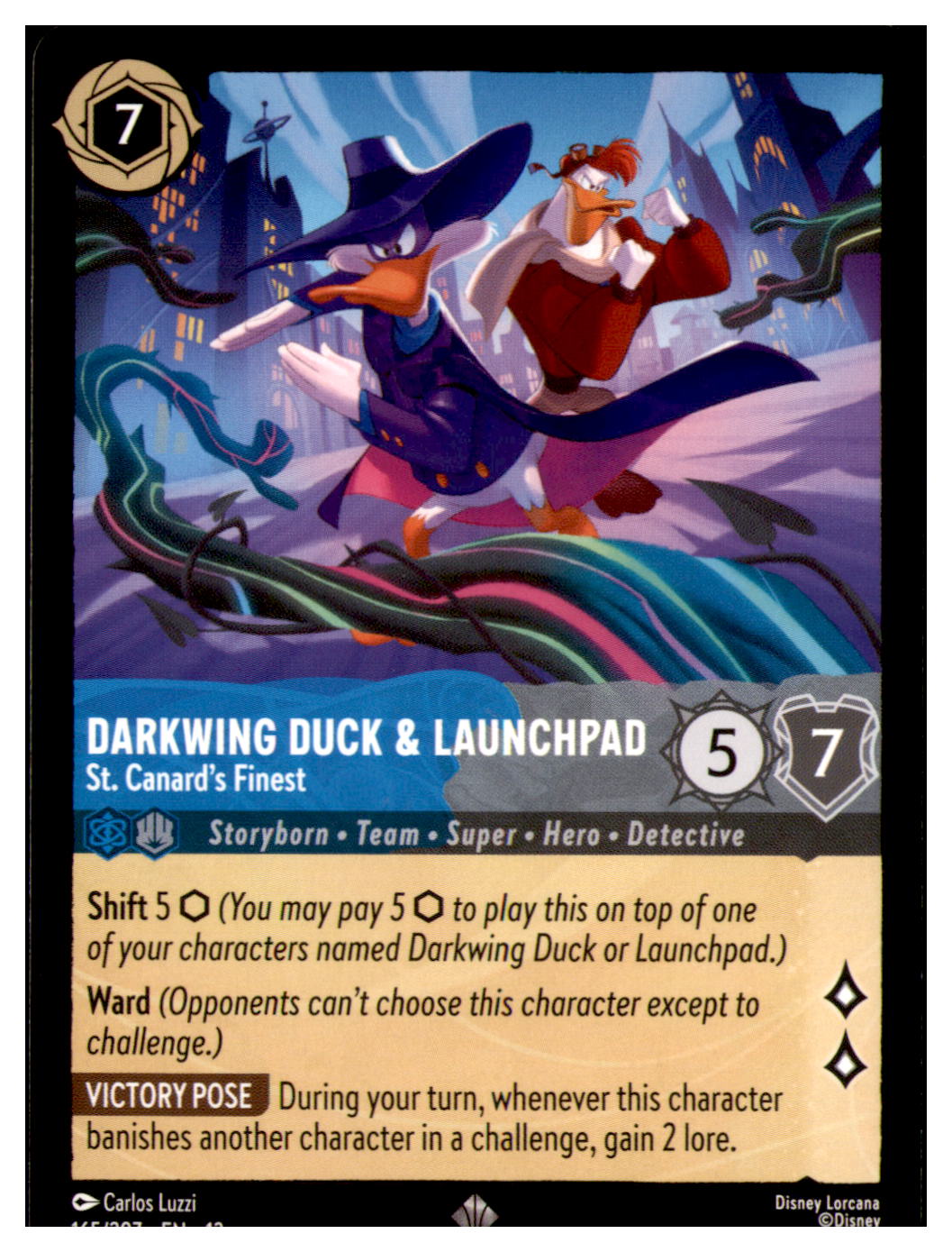 Darkwing Duck & Launchpad - St. Canard's Finest Super Rare Attack of the Vine!